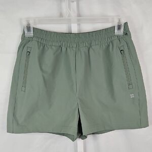 Sweaty Betty Heath Green Summit Shorts Size Medium NWT